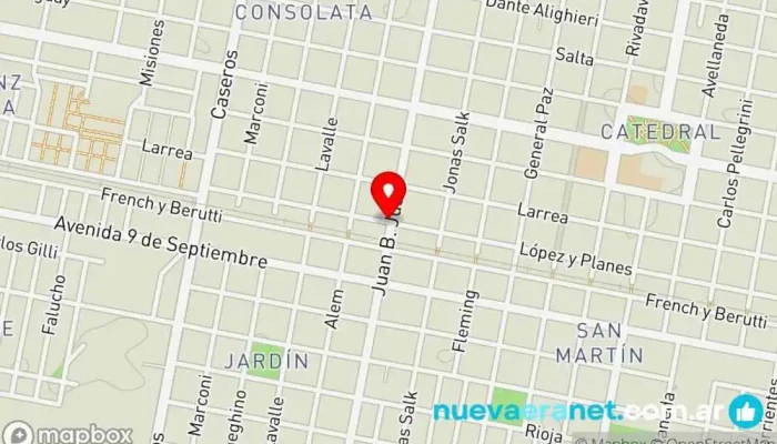 mapa de Infante Casa de subastas de ganado en San Francisco