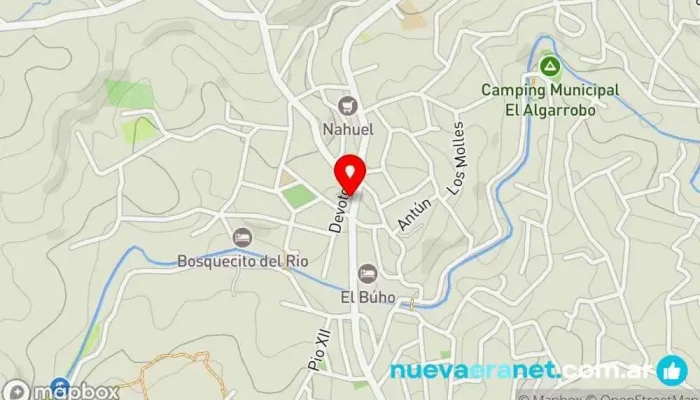 mapa de Inmobiliria Hector Permuto Agencia inmobiliaria, Agentes inmobiliarios en Agua de Oro