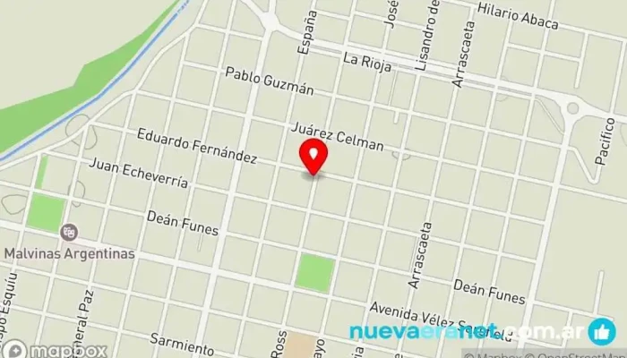 mapa de Insumos de panaderia D.V Tienda de alimentación en La Carlota