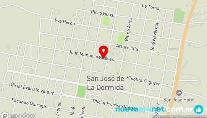 mapa de IRIBEL tienda Tienda de ropa en San Jose de la Dormida