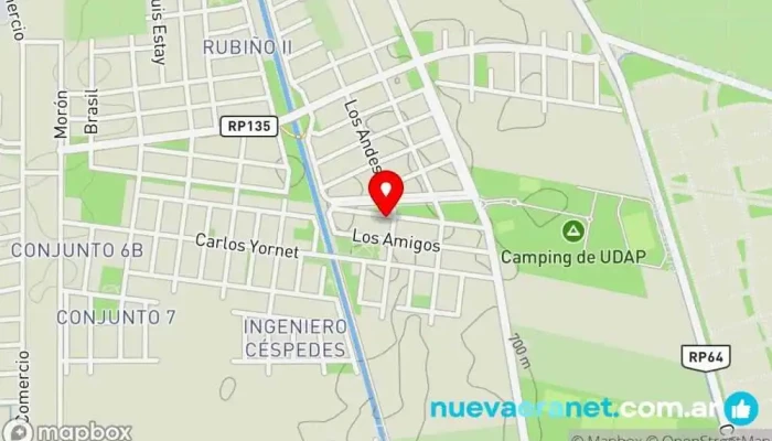 mapa de J & S Artículos de Limpieza Comercio en Rivadavia