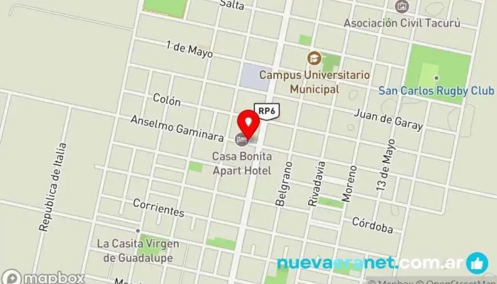mapa de JAP - Tallado de Cristal a mano Tienda de artículos para el hogar en San Carlos Centro