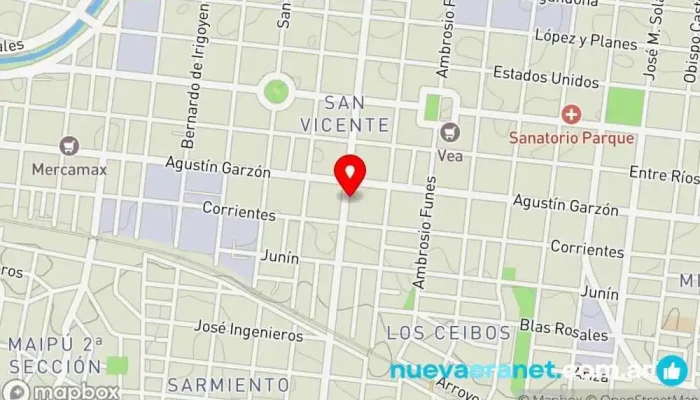 mapa de Javier Agazzani Bake Shop Panadería en Córdoba