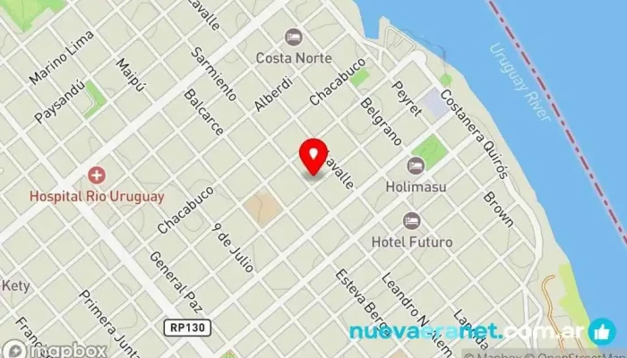 mapa de Jireh Pastelería LIBRE de Gluten Panadería en Colón