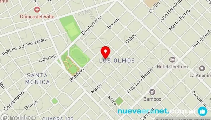 mapa de JS pastelería Pastelería en Trelew