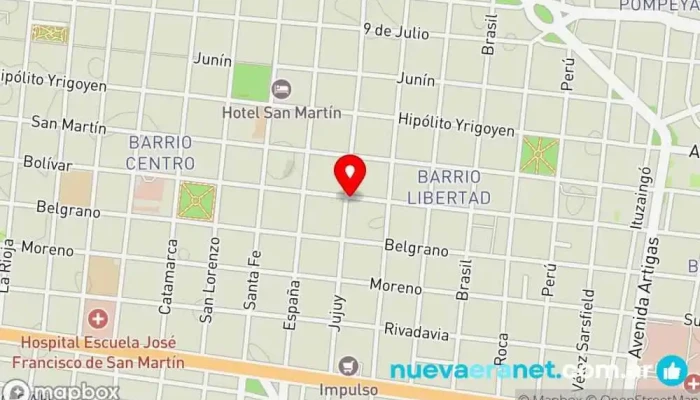 mapa de Juan Pan Panadería en Corrientes
