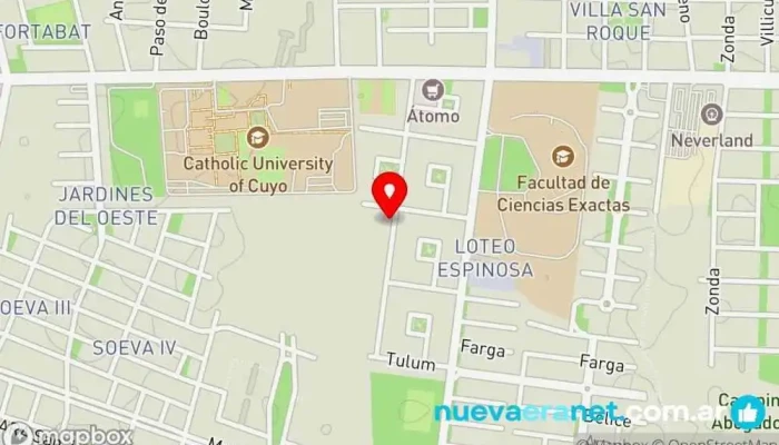 mapa de K' Dulzura Pastelería en Rivadavia