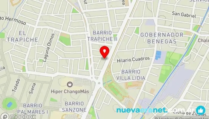 mapa de Kinwa Gluten Free Panadería, pastelería y comidas Panadería, Cafetería, Pastelería en Godoy Cruz