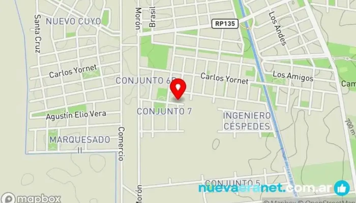 mapa de Kiosko difunta correa mzn C casa 7 Tienda de alimentación en Rivadavia