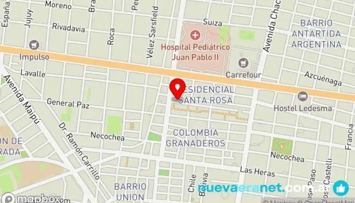 mapa de Kittens Panaderia artesanal Panadería en Corrientes