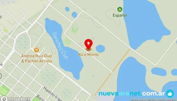 mapa de Koe Mimbi Casa rural en San Miguel