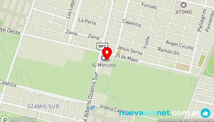 mapa de Krouton Panadería Panadería en Maipú