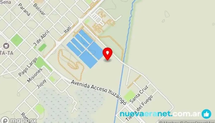 mapa de Kumby pastelería Panadería en Ituzaingó