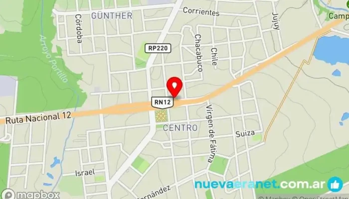 mapa de L & D panaderia artesanal Panadería en Garuhape
