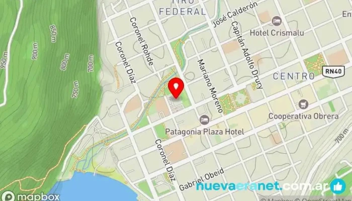 mapa de La Anónima Supermercado en San Martín de los Andes