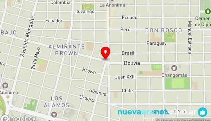 mapa de La Artesana Panadería en Cipolletti