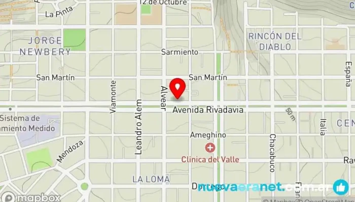 mapa de La Baguette Panadería en Comodoro Rivadavia