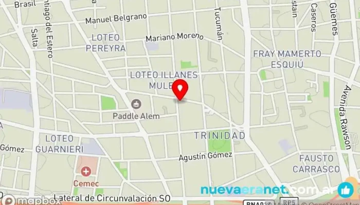mapa de La Bambina Panadería Panadería en San Juan