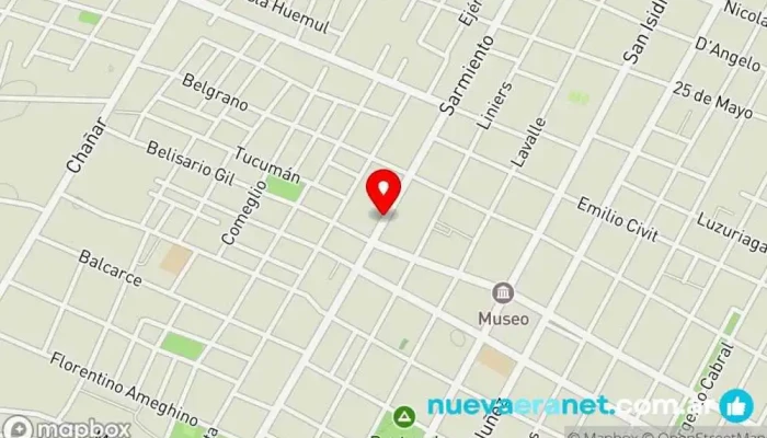 mapa de La Barraca Panificados 3 Panadería en Rivadavia