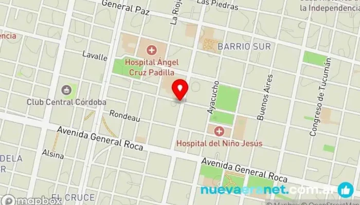 mapa de La Bodega Del Angel Tienda de vinos en San Miguel de Tucumán