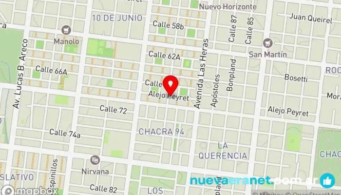 mapa de La Boutique del Pan Tacuarí Panadería en Posadas