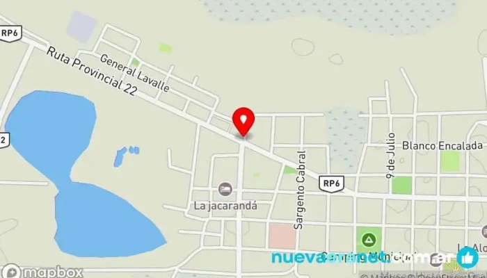 mapa de La Cabaña LETTY Alojamiento con servicio en Concepción