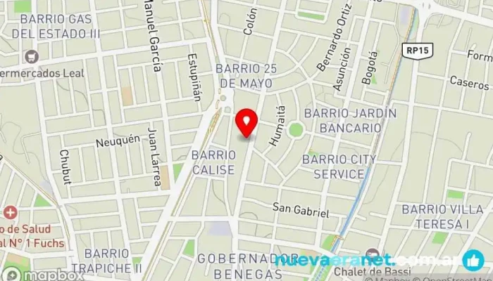mapa de La Caña Tentaciones Pastelería en Godoy Cruz