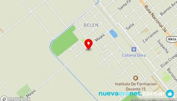 mapa de La casa de elpidio Atracción turística en Col. Dora