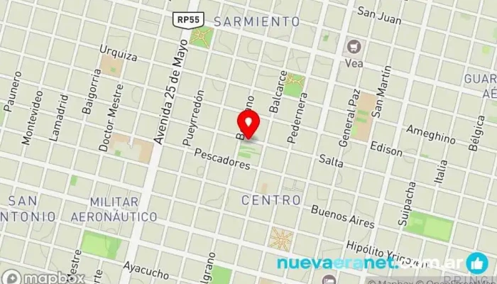 mapa de La Casa de la Notebook Tienda de artículos para el hogar, Tienda de informática en Villa Mercedes
