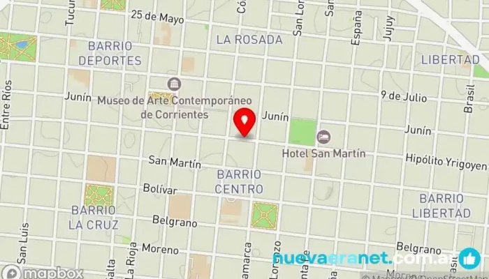 mapa de La Casa de las Camperas Tienda de ropa en AWA