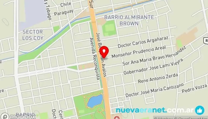 mapa de La Casa del Frío Proveedor de repuestos de electrodomésticos, Servicio de reparación de electrodomésticos, Electrodomésticos para mayoristas en Santiago del Estero