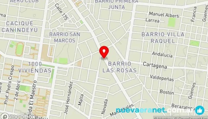 mapa de La Casa del Panadero Tienda de comestibles mayorista, Panadería en Corrientes