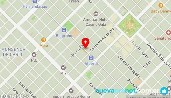 mapa de La Casa del Panadero Panadería en Resistencia