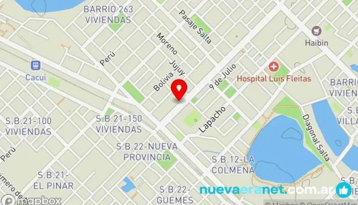 mapa de La Casa del Panadero y Repostero Panadería, Panadería mayorista en Fontana
