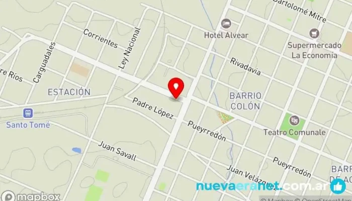 mapa de La Casa del que Manda Asesor, Oficinas de empresa en Santo Tomé