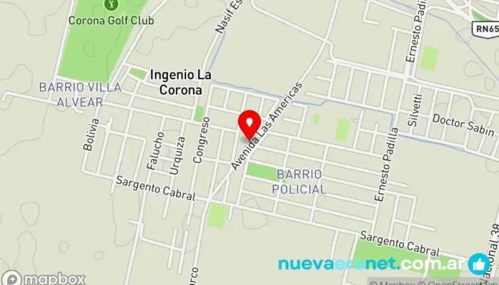 mapa de La Casa Dulce Panadería en Ingenio la Corona