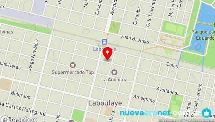 mapa de La Casa Centro comercial en Laboulaye