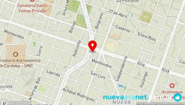 mapa de La Celeste – Panadería [Sucursal: Belgrano] Panadería en Córdoba