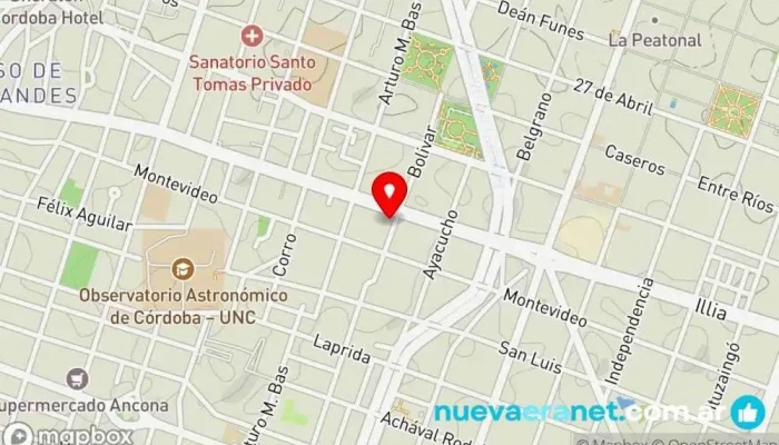 mapa de La Criollita Panaderia-Confiteria Panadería, Tienda de alimentación en Córdoba