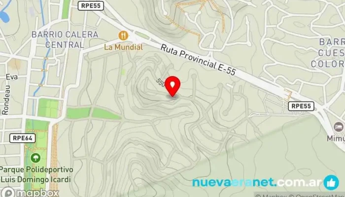 mapa de La Cuesta ( La Calera) Edificio de apartamentos en La Calera