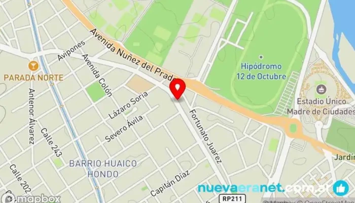 mapa de La Delicia Panadería en Santiago del Estero