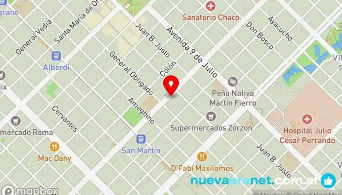 mapa de La Espiga de Oro Panadería en CFT