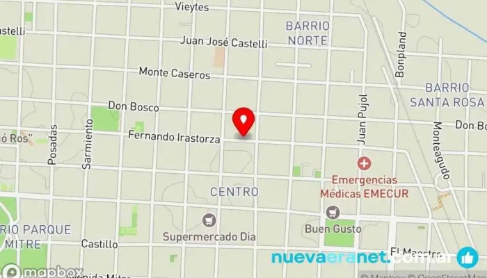 mapa de La Espiga Panadería en Curuzú Cuatiá