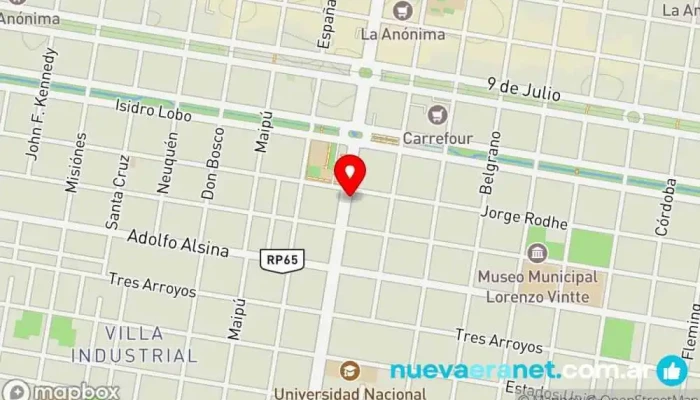 mapa de La Espiga Panadería Panadería en Gral. Roca