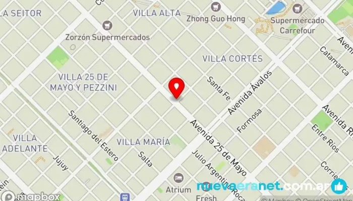 mapa de La Esquina de Las Medialunas Panadería en KJP
