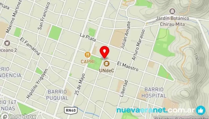 mapa de La Esquina Pans Panadería en Chilecito