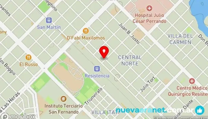 mapa de La Estación Del Pan Panadería en Resistencia