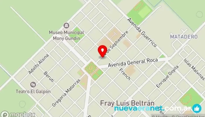 mapa de La Estrella Panadería en Luis Beltrán