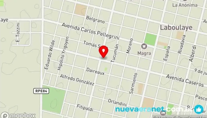 mapa de La Estrella Panadería en Laboulaye