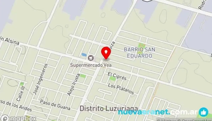 mapa de La Familia (Panaderia Negro) Tienda de alimentación en Maipú
